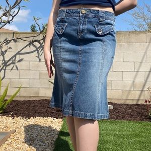 Vintage Denim Skirt